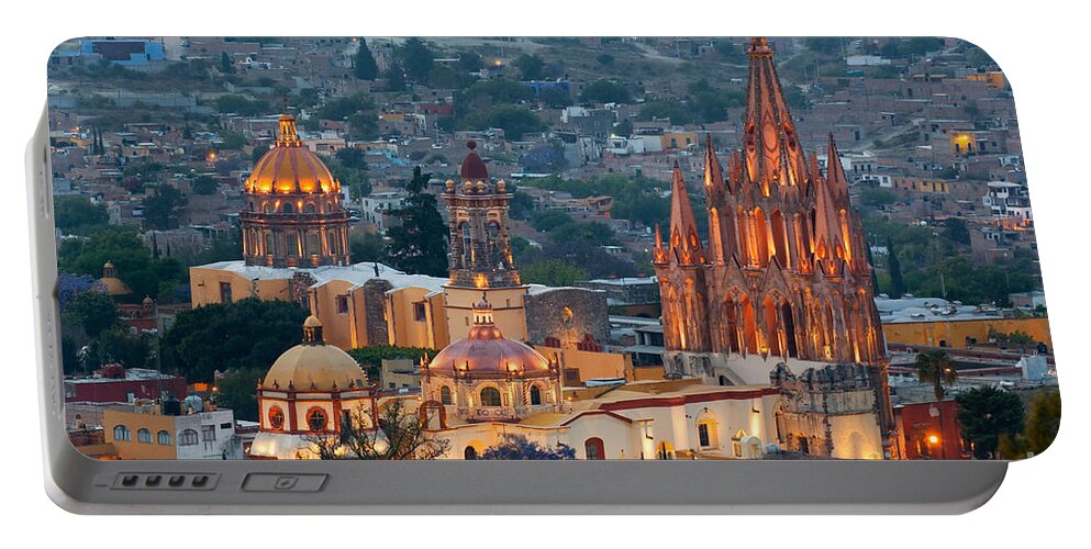 San Miguel De Allende Portable Battery Charger featuring the photograph San Miguel De Allende, Mexico by John Shaw