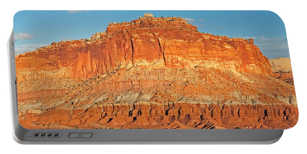 Autumn Portable Battery Charger featuring the photograph The Goosenecks Capitol Reef National Park #2 by Fred Stearns