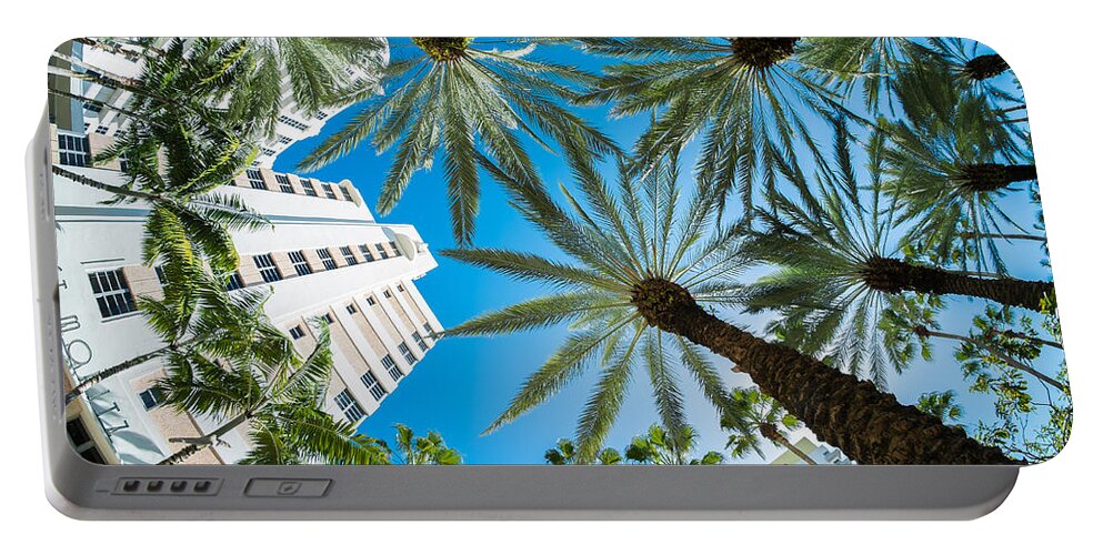 Architecture Portable Battery Charger featuring the photograph Miami Beach by Raul Rodriguez