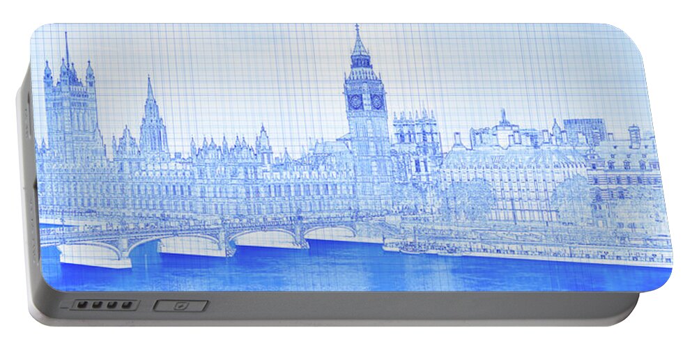Photography Portable Battery Charger featuring the photograph Arch Bridge Across A River, Westminster #3 by Panoramic Images