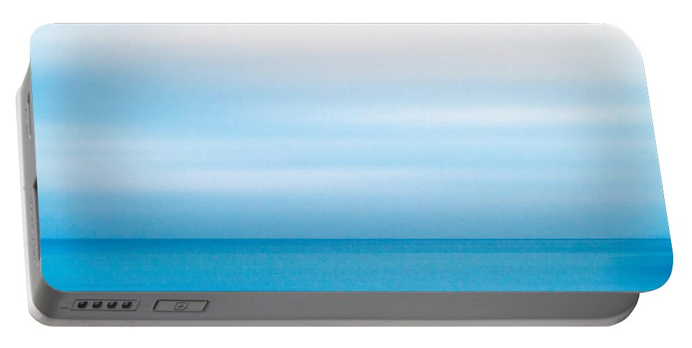 Background Portable Battery Charger featuring the photograph Blue Mediterranean by Stelios Kleanthous