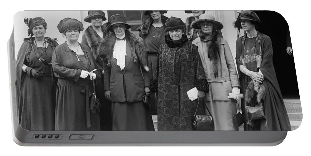 1923 Portable Battery Charger featuring the photograph League Of Women Voters #3 by Granger