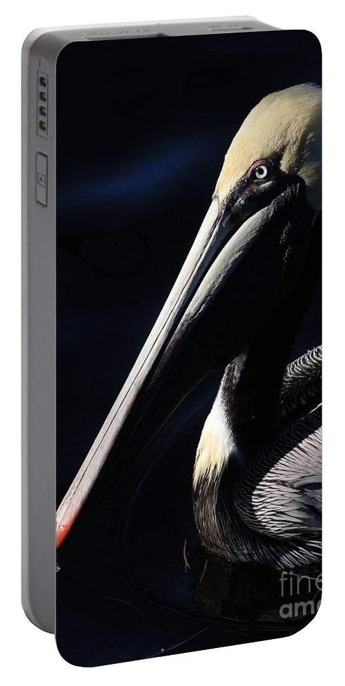 Pelican Portable Battery Charger featuring the photograph Pelican Profile #3 by Carol Groenen
