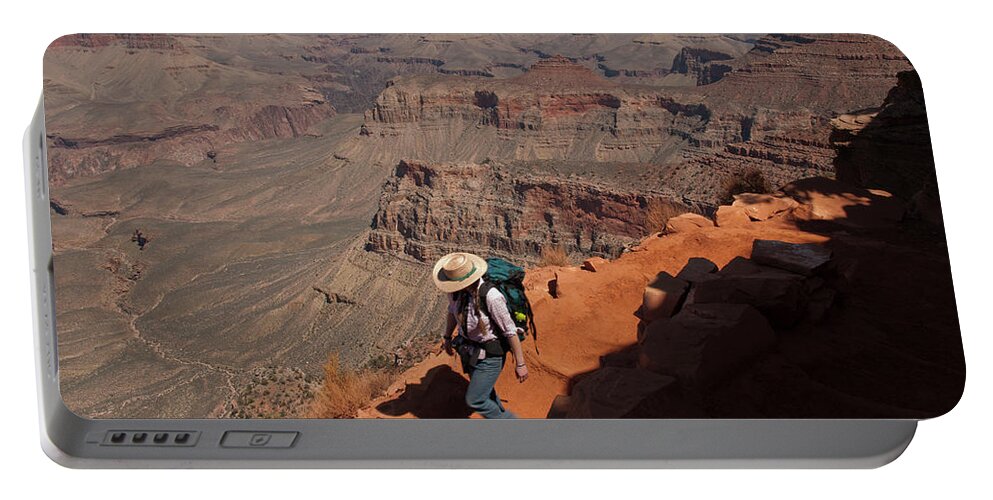 Cliff Portable Battery Charger featuring the photograph South Rim, Grand Canyon National Park #4 by Jeremy Wade Shockley