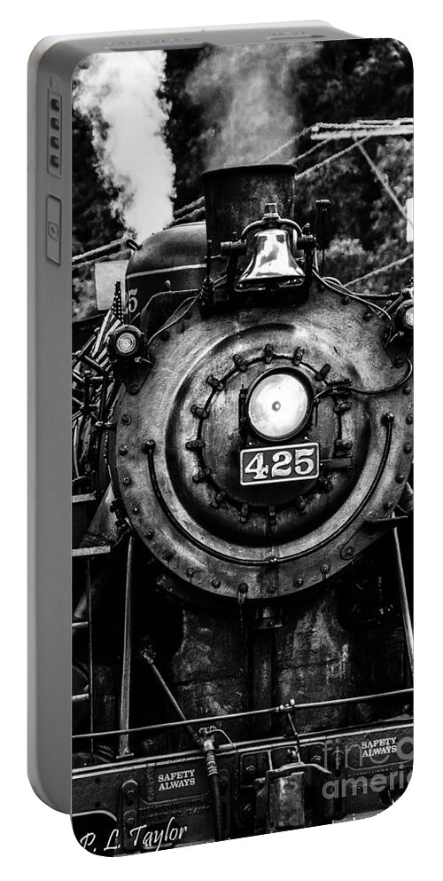 Train Portable Battery Charger featuring the photograph 425 by Pamela Taylor