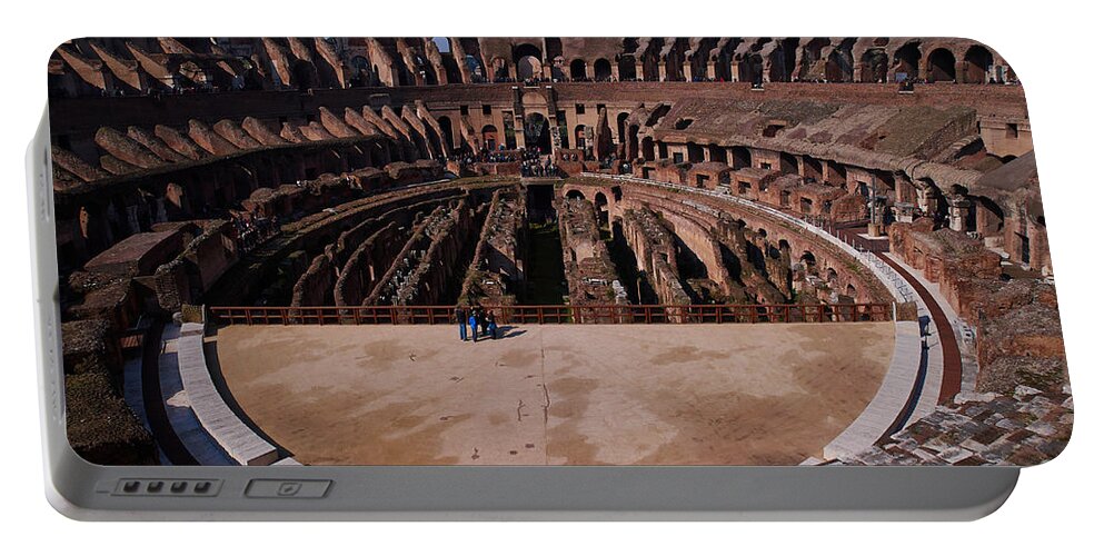 2013. Portable Battery Charger featuring the photograph Colosseum 9 by Jouko Lehto