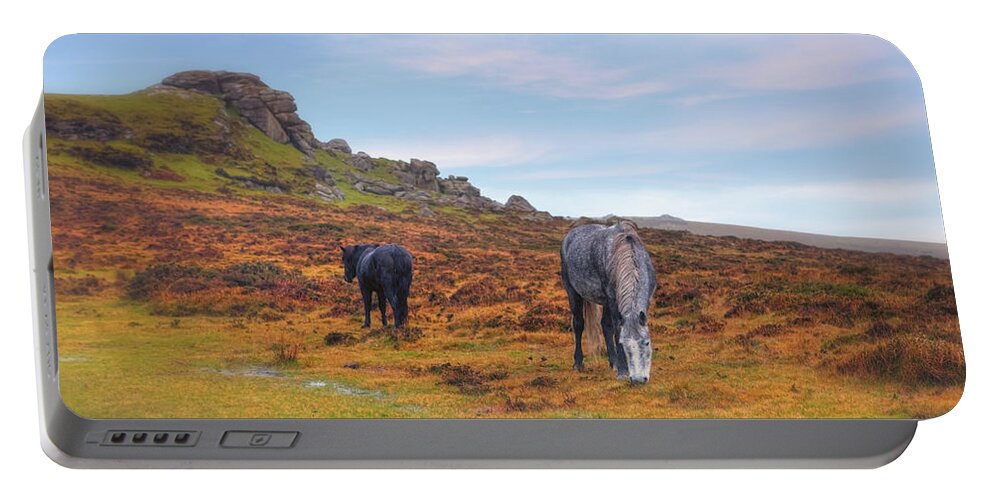Dartmoor National Park Portable Battery Charger featuring the photograph Dartmoor #7 by Joana Kruse
