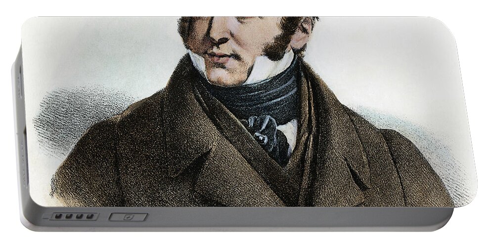 1828 Portable Battery Charger featuring the painting Gioacchino Rossini (1792-1868) #7 by Granger