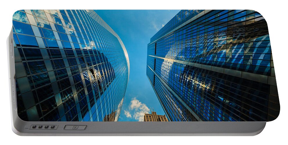 Architecture Portable Battery Charger featuring the photograph Skyscrapers #8 by Raul Rodriguez