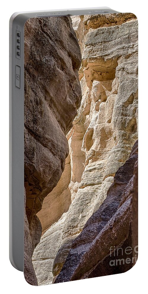 Tent Rocks Portable Battery Charger featuring the photograph Tent rocks #4 by Steven Ralser