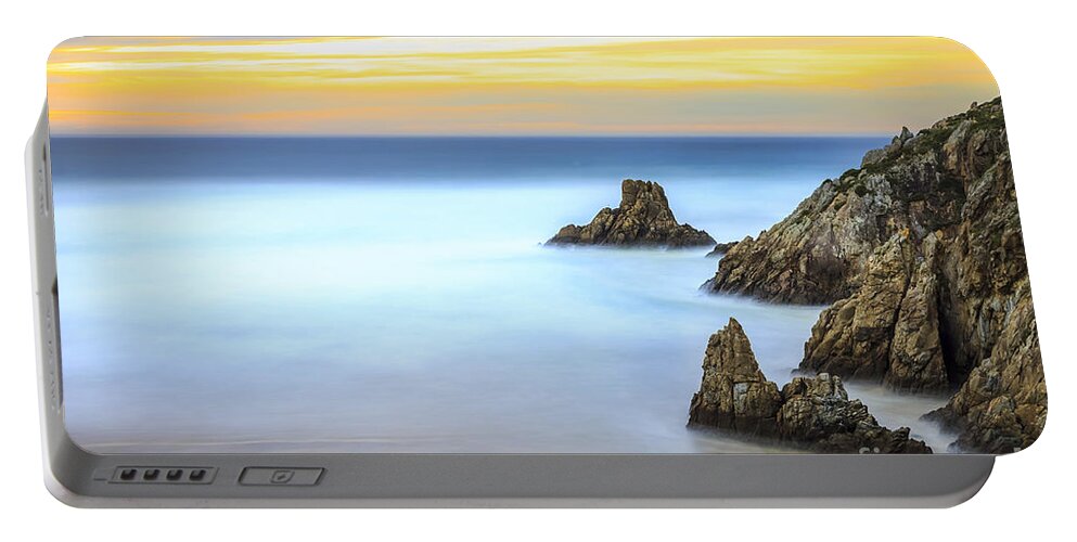 Campelo Portable Battery Charger featuring the photograph Campelo Beach Galicia Spain by Pablo Avanzini