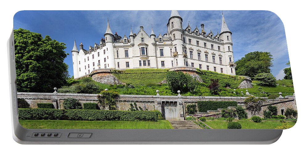 Castle Portable Battery Charger featuring the photograph Dunrobin Castle #5 by Grant Glendinning