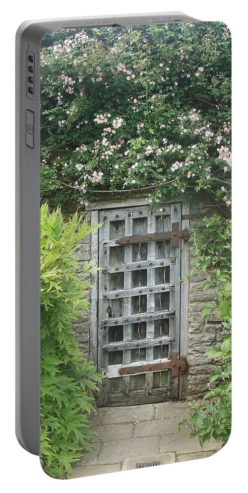 Door Portable Battery Charger featuring the photograph A Mystery by Asa Jones