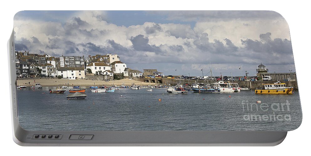 St Ives Portable Battery Charger featuring the photograph A Postcard From St Ives by Terri Waters