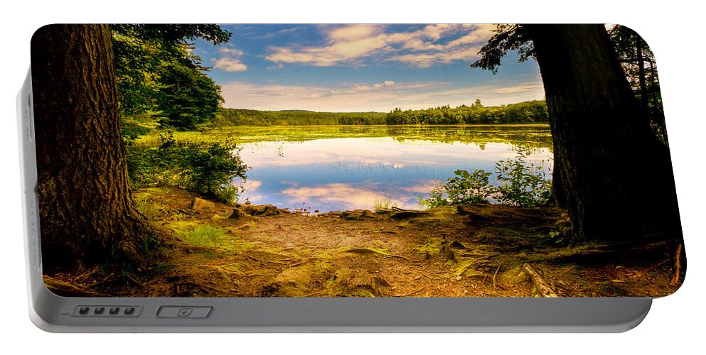 Landscape Portable Battery Charger featuring the photograph A Secret Place by Bob Orsillo