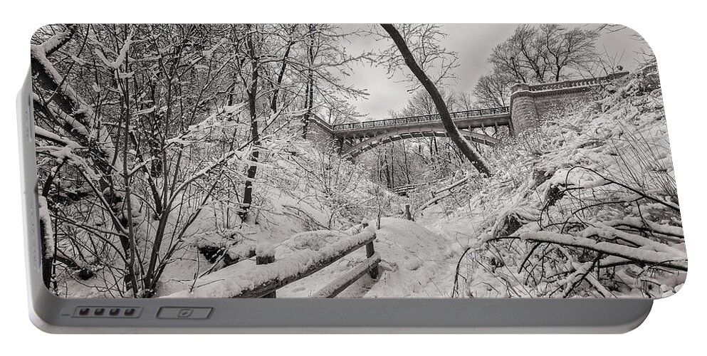 Www.cjschmit.com Portable Battery Charger featuring the photograph A Walk Above by CJ Schmit