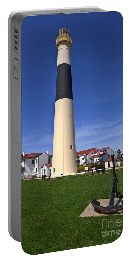 Lighthouse Portable Battery Charger featuring the photograph Absecon Lighthouse by Anthony Sacco