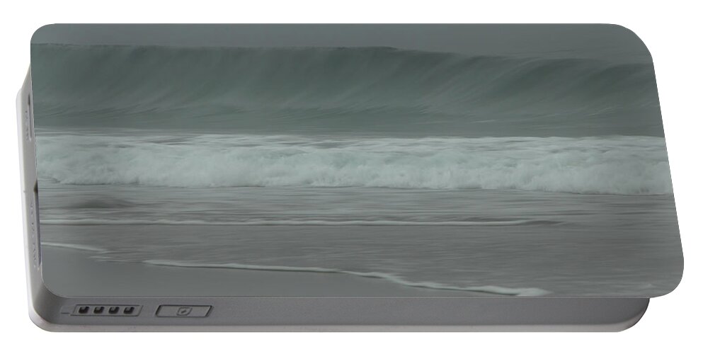 Ocean Portable Battery Charger featuring the photograph Abstract Motion by Donna Blackhall