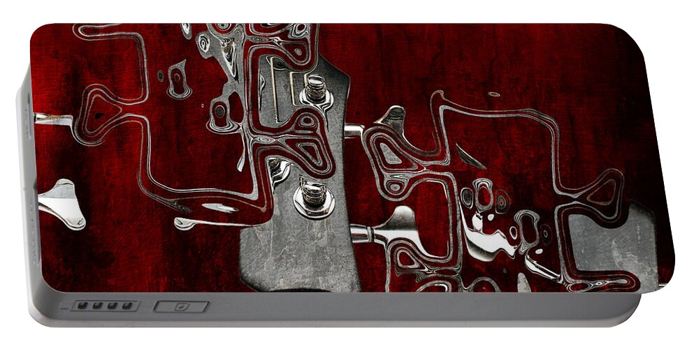 Music Portable Battery Charger featuring the digital art Abstrait en Do Majeur - s02t02b by Variance Collections