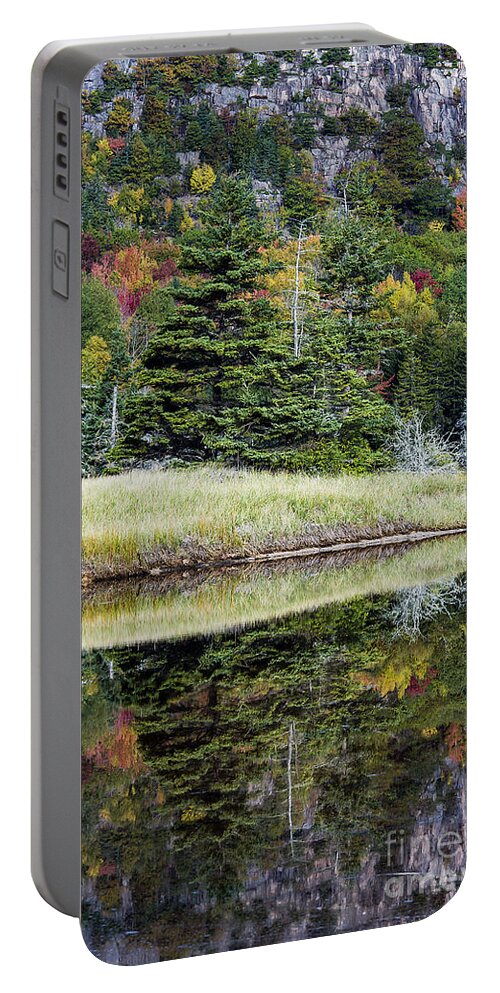 Acadia Portable Battery Charger featuring the photograph Acadia Reflections by John Greim