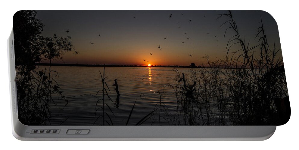 African Portable Battery Charger featuring the photograph African Sunset by Suanne Forster