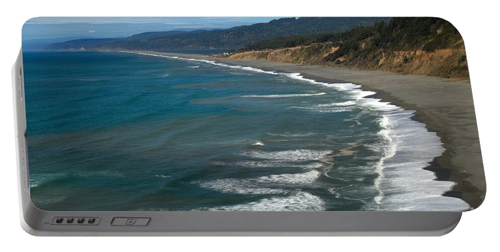 Agate Beach Portable Battery Charger featuring the photograph Agate Beach by Adam Jewell