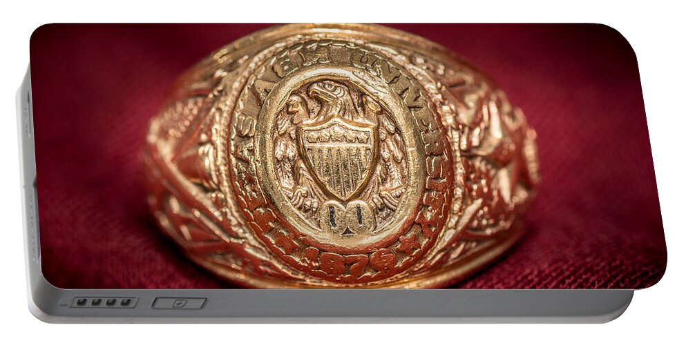 Aggie Ring Portable Battery Charger featuring the photograph Aggie Ring by David Morefield