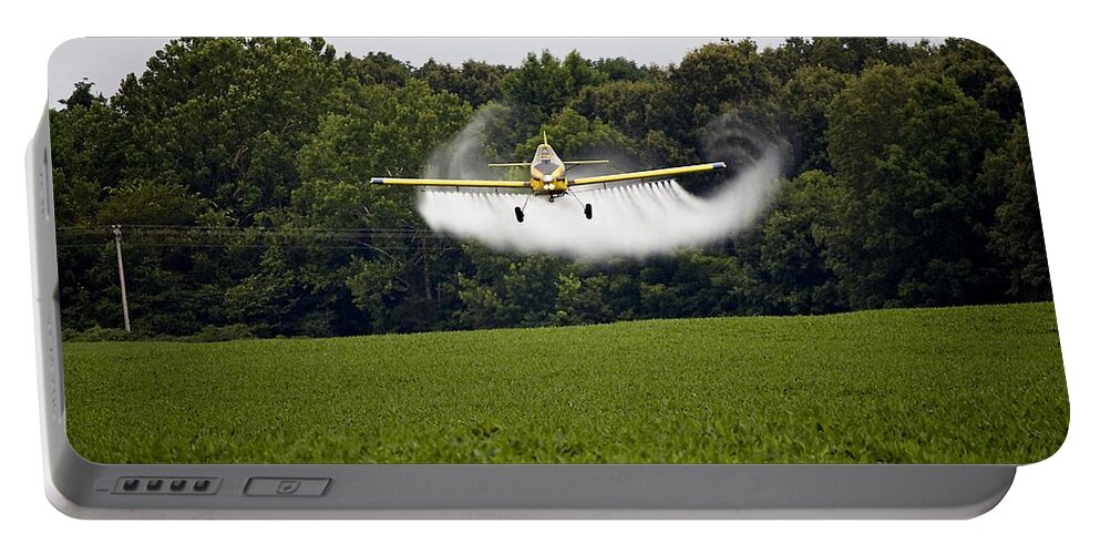 Ag Portable Battery Charger featuring the photograph Air Tractor by David Zarecor