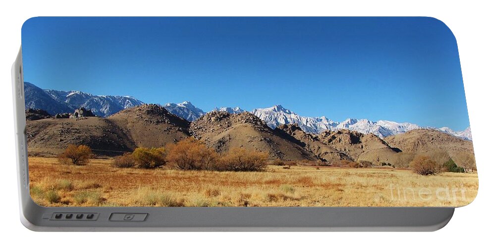 Alabama Hills Portable Battery Charger featuring the photograph Alabama Hills by Michele Penner