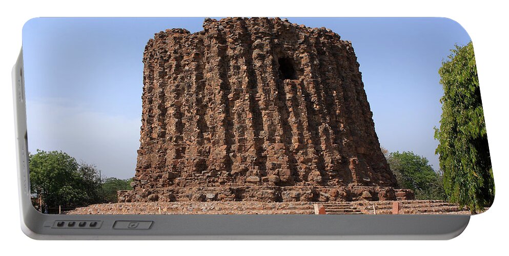 India Portable Battery Charger featuring the photograph Alai Minar - Qutab Minar Complex by Aidan Moran