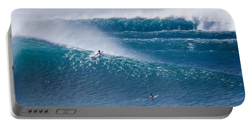 Surf Portable Battery Charger featuring the photograph All Pistons Firing. by Sean Davey