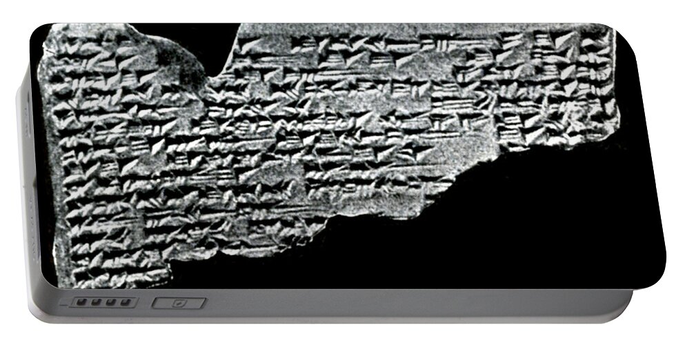 Archeology Portable Battery Charger featuring the photograph Amarna Tablet, Creation by Science Source