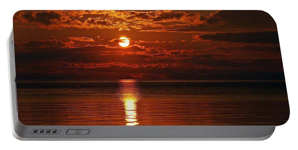 Sunset Portable Battery Charger featuring the photograph Amazing Sunset by Aimee L Maher ALM GALLERY
