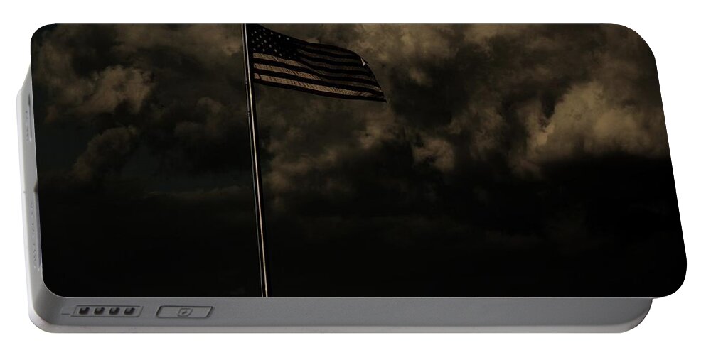 America Portable Battery Charger featuring the photograph America....... by Jessica S