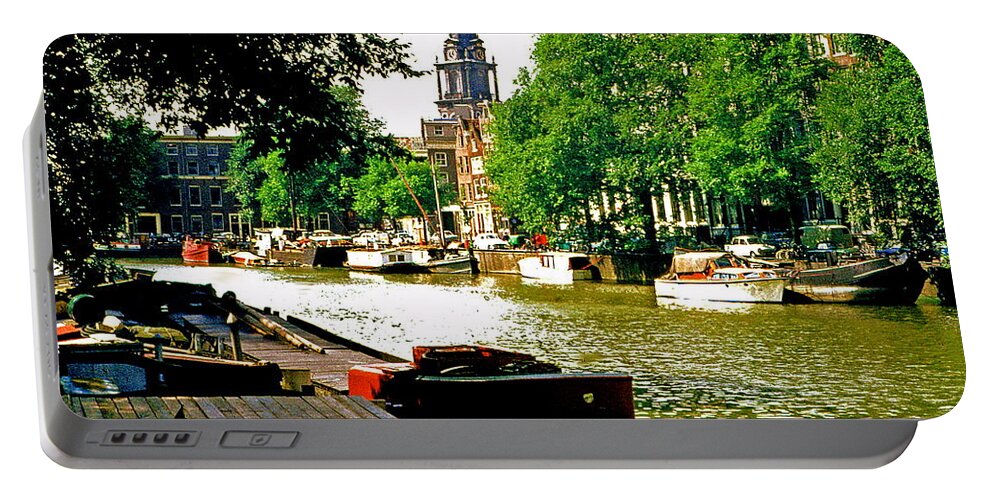 Amsterdam Portable Battery Charger featuring the photograph Amsterdam by Ira Shander