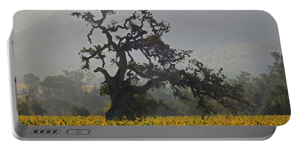 Flora Portable Battery Charger featuring the photograph Ancient Oak by Ann Nunziata