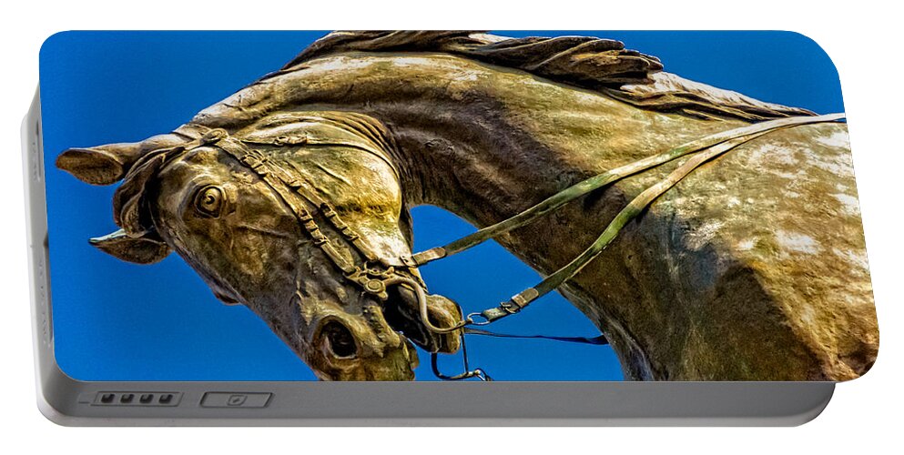 Horse Portable Battery Charger featuring the photograph Andrew Jackson's Horse by Christopher Holmes