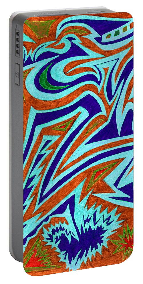 Kenneth James Portable Battery Charger featuring the photograph Anguished Love by Kenneth James
