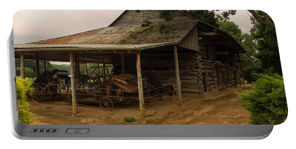 Antique Barn Portable Battery Charger featuring the photograph Antique barn by Flees Photos