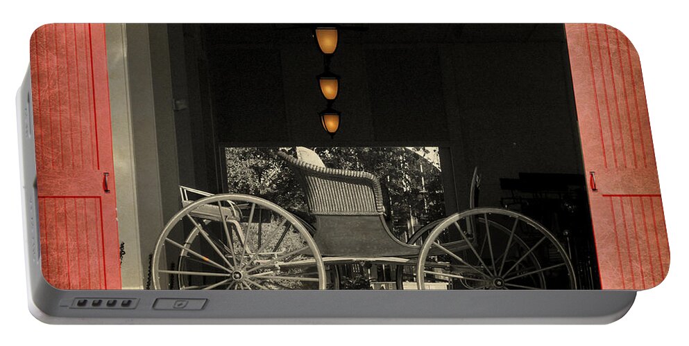 Antique Portable Battery Charger featuring the photograph Antique Carriage by Jackson Pearson