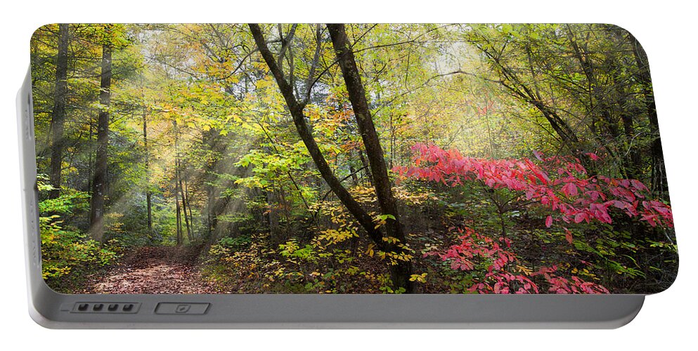 Trail Portable Battery Charger featuring the photograph Appalachian Mountain Trail by Debra and Dave Vanderlaan