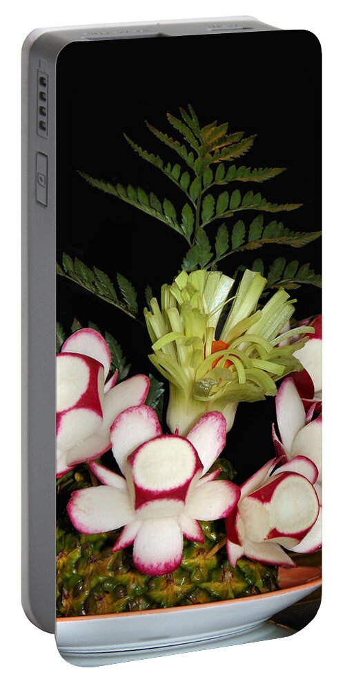 Radish Portable Battery Charger featuring the photograph Appetizing Radishes by Kristin Elmquist