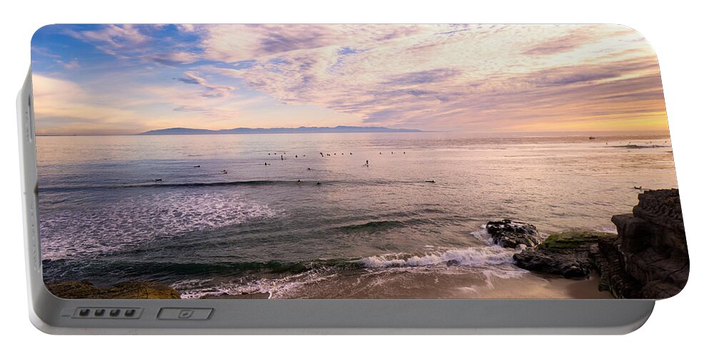 Surfing Portable Battery Charger featuring the photograph Aptly Named by Weir Here And There