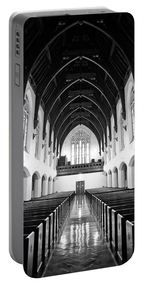 Church Portable Battery Charger featuring the photograph Arches by Sennie Pierson