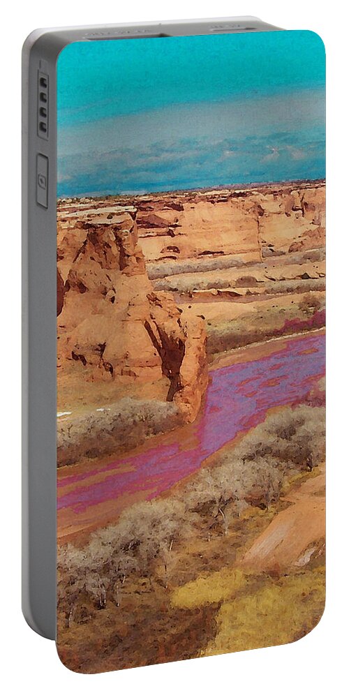 Digital Portable Battery Charger featuring the digital art Arizona 2 by David Hansen