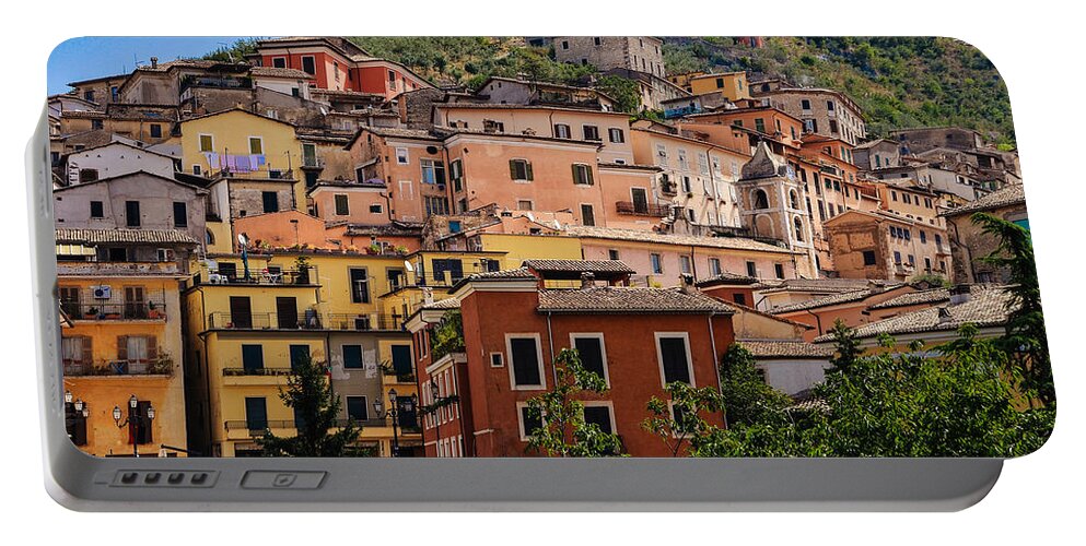 Arpino Portable Battery Charger featuring the photograph Arpino city by Dany Lison