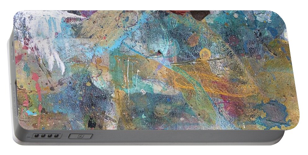 Art Portable Battery Charger featuring the photograph Art Table 2 by Robin Pedrero