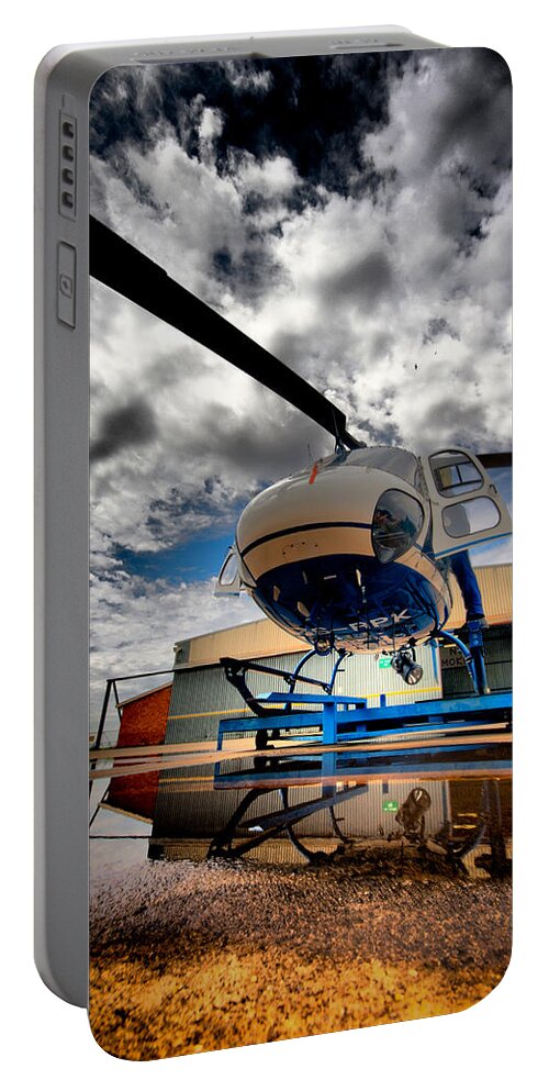 Eurocopter As350 Ecureuil (squirrel) Portable Battery Charger featuring the photograph Artistic Squirrel by Paul Job