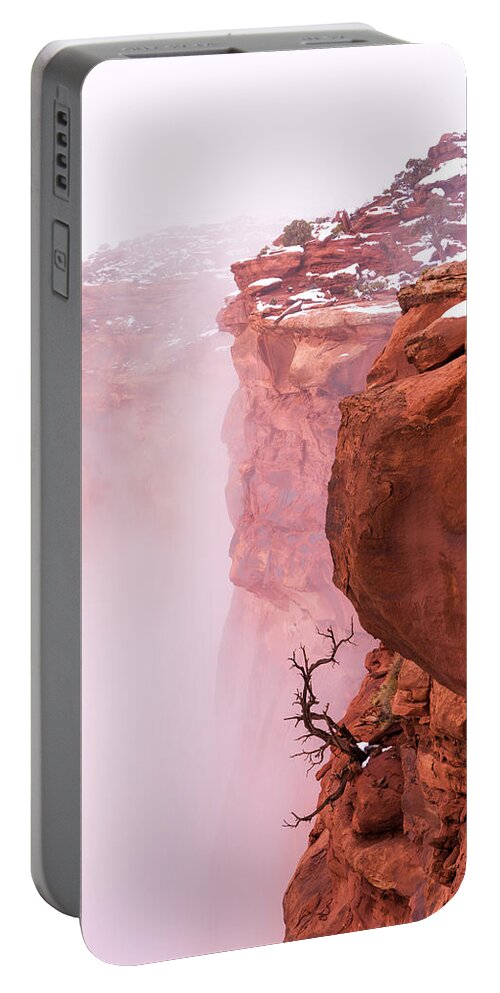 Canyonlands Portable Battery Charger featuring the photograph Atop Canyonlands by Chad Dutson