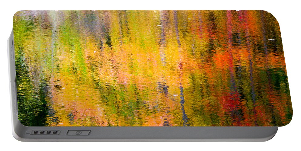 Autumn Portable Battery Charger featuring the photograph Autumn Abstract by Eleanor Abramson